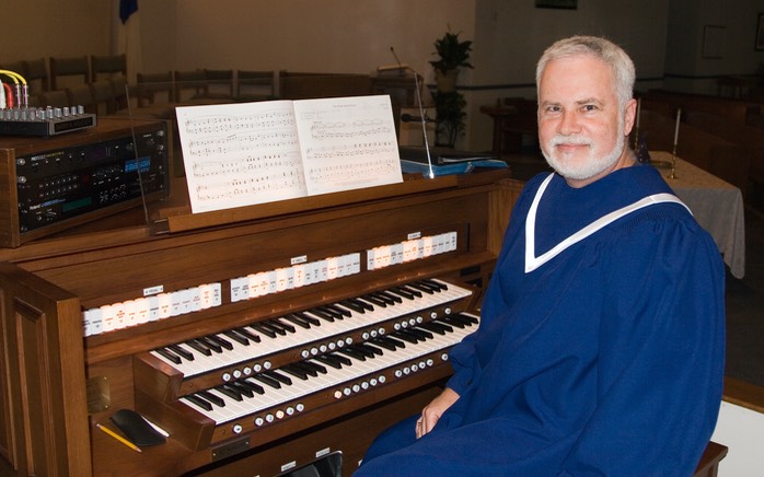 Barry at Hope's Organ